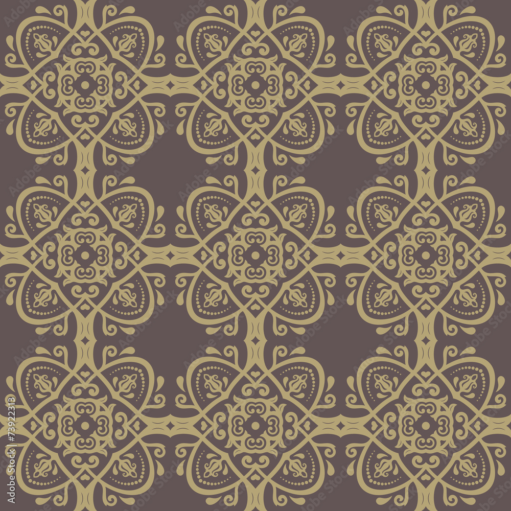 Orient Seamless Vector Pattern. Abstract Background Orient Seamless Vector Pattern. Abstract Background