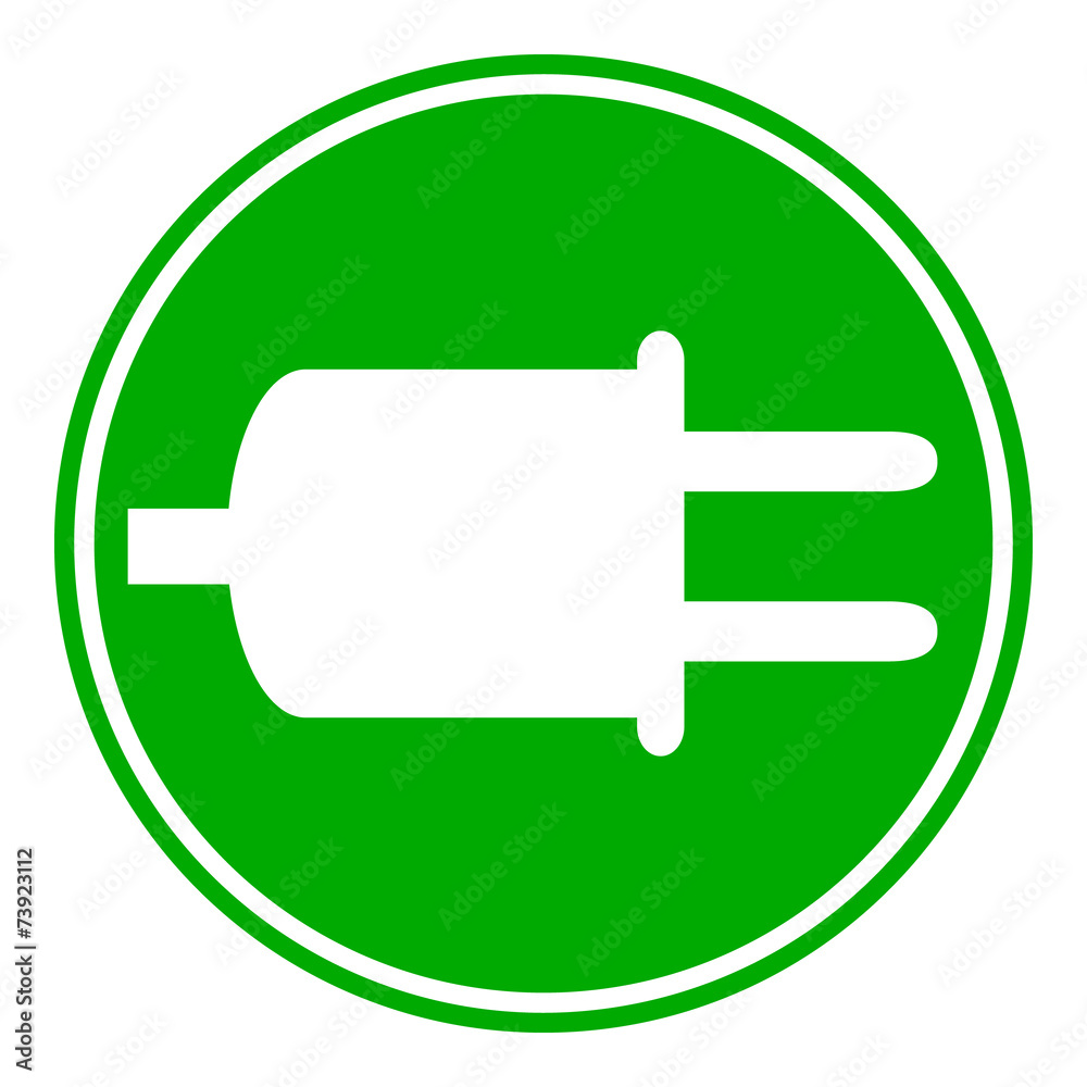 Power cord sign button