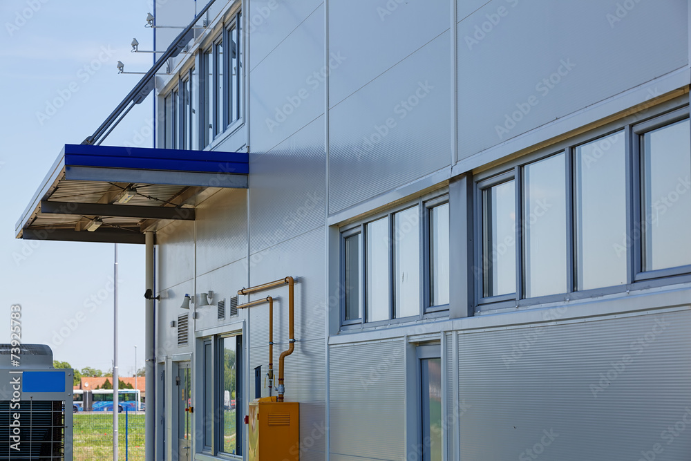 Naklejka premium aluminum facade