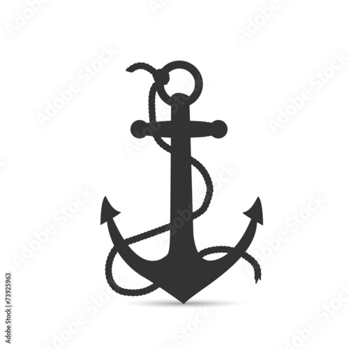 Anchor Silhouette Illustration
