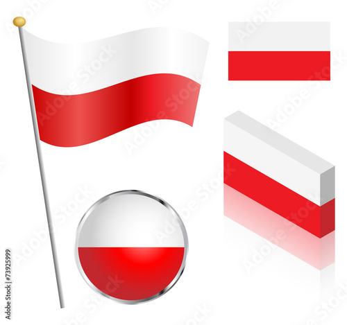 Free Download Polish Flag Set - GFXLoad