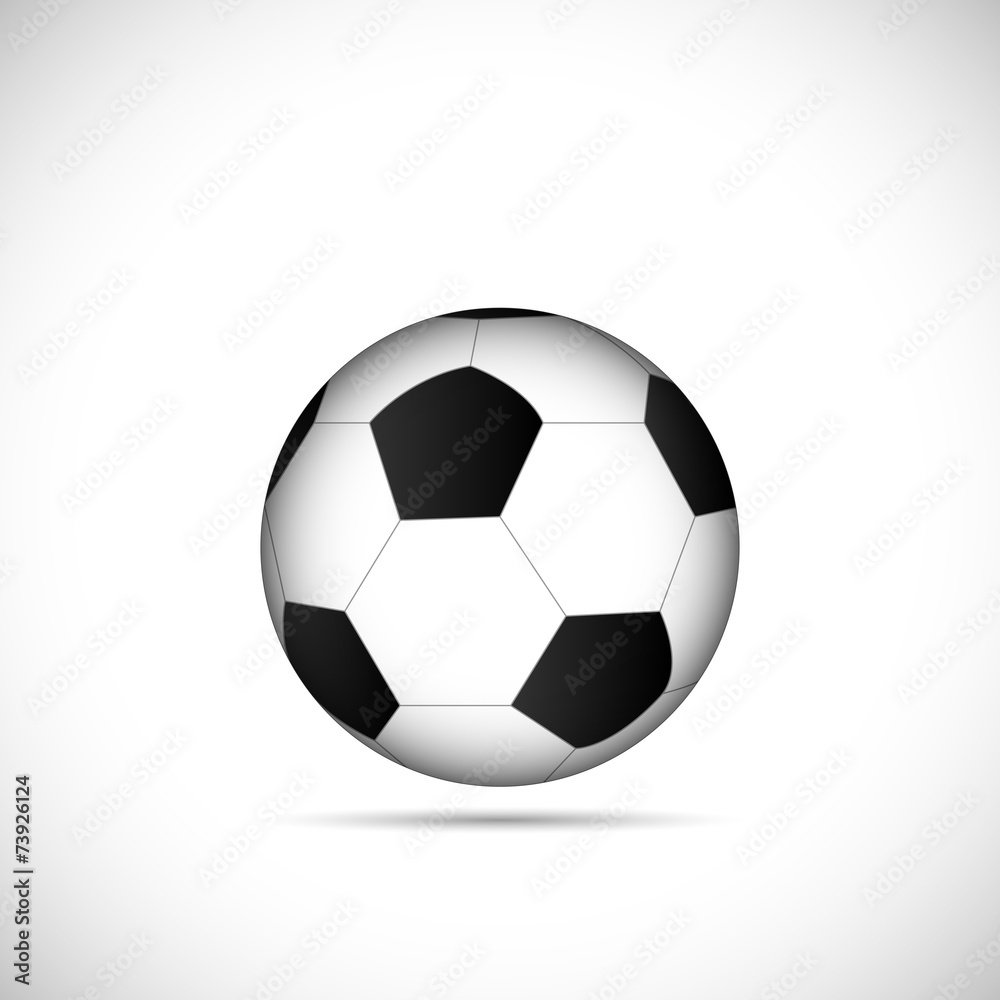 Fototapeta premium Soccer Ball Illustration