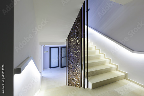 Luxury hotel stairs 