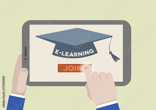 FLAT_tablet_eLearning