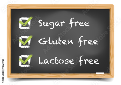 Blackboard Sugar Gluten Lactose