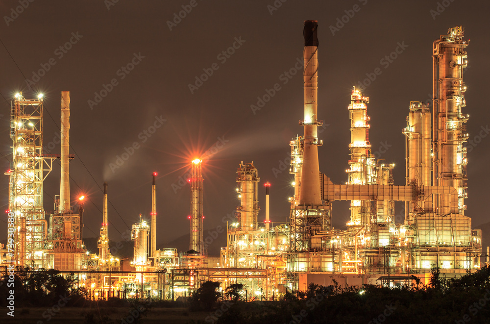 Fototapeta premium Petrochemical plant, Refinery