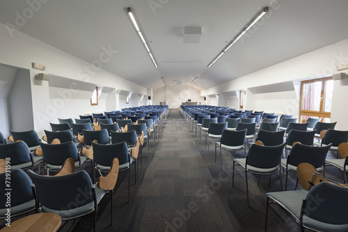 Interior of a modern conference hall  © rilueda