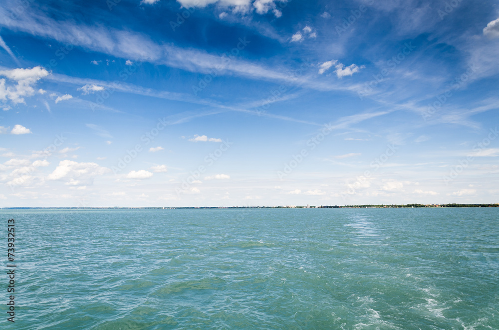 Obraz premium lake background