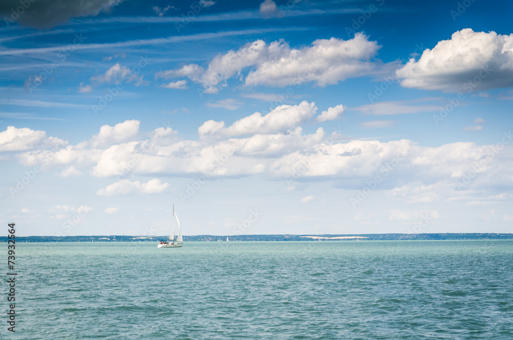 Obraz premium lake background