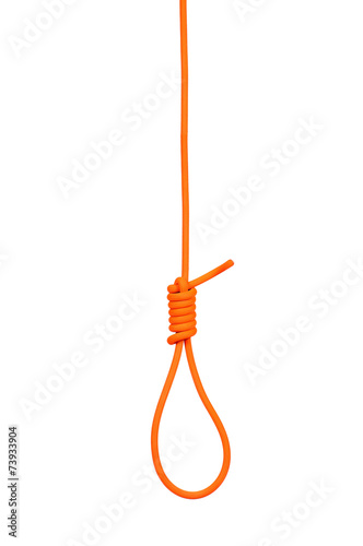 Fotografía Hanging noose of rope