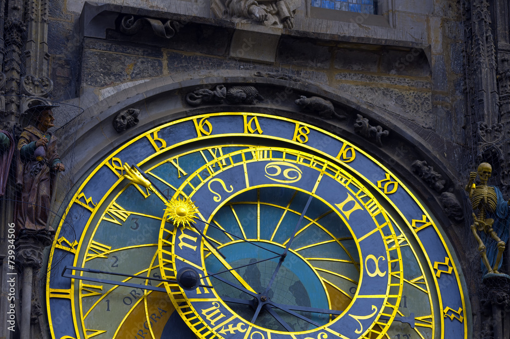 Obraz premium Astronomical clock in Prague