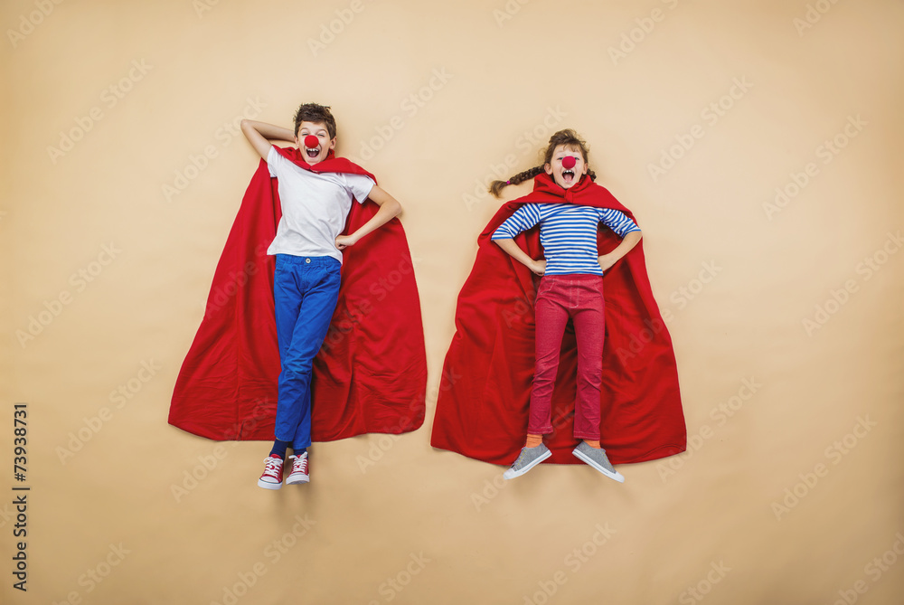 Children as superheroes