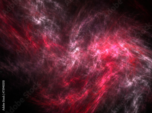 Red abstract fractal effect light background