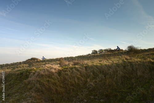 vtt dans la campagne