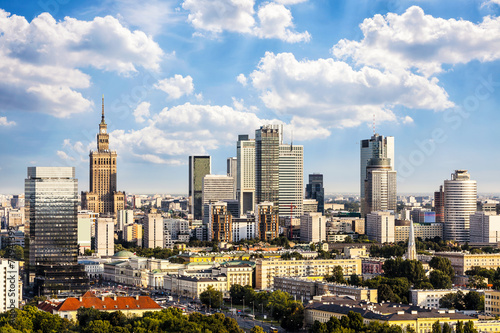 Warsaw business district