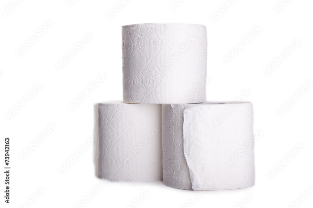 three rolls of toilet paper three rolls of toilet paper
