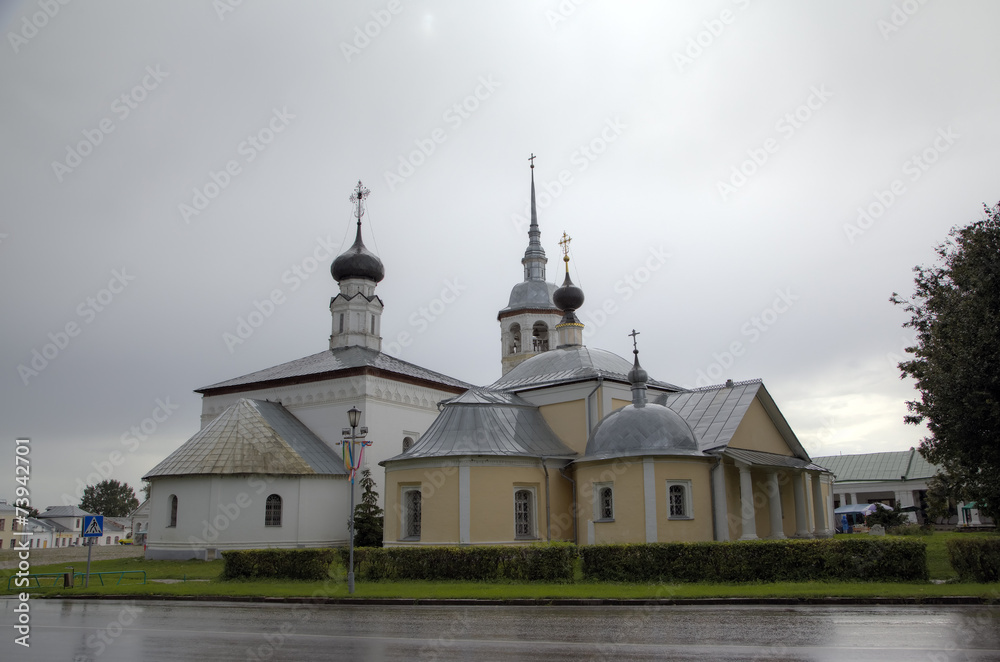 Воскресенская и Казанская церкви на торгу. Суздаль