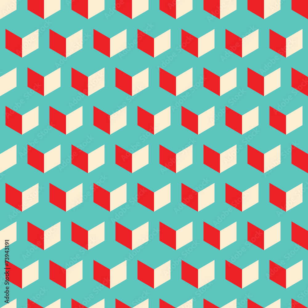 A seamless vector pattern of chevron shapes