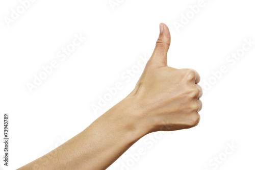 Handzeichen Daumen hoch 1