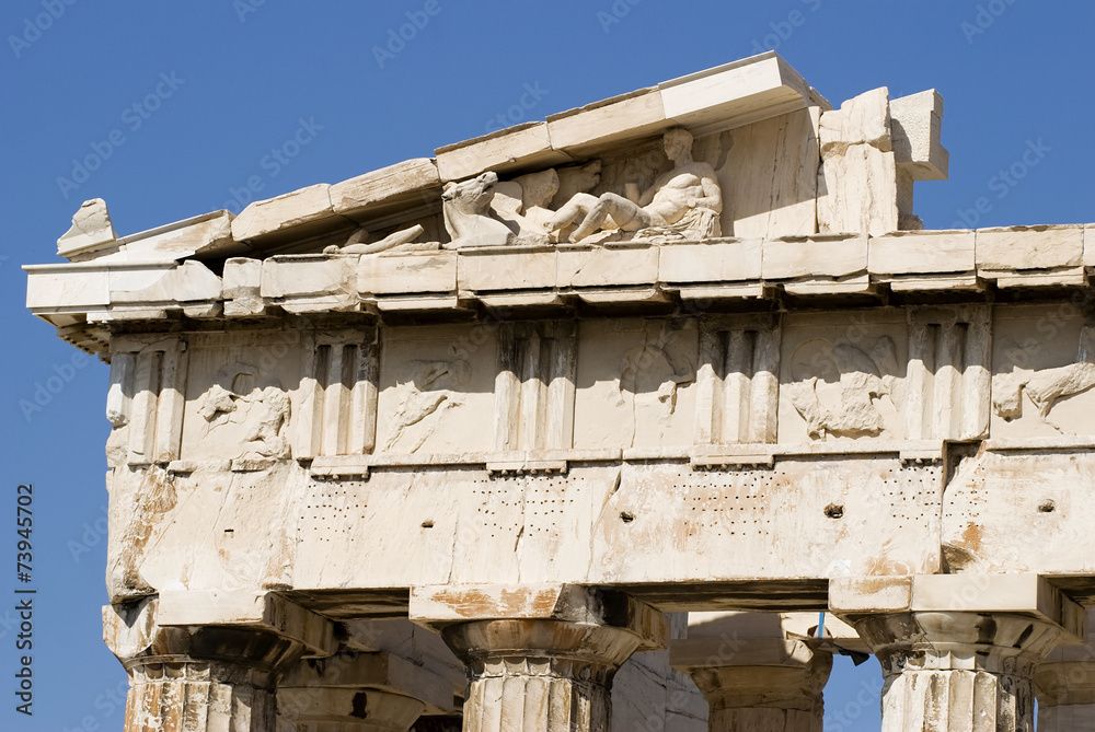 Parthenon of Athens Greece at Acropolis Hill Parthenon of Athens Greece at Acropolis Hill