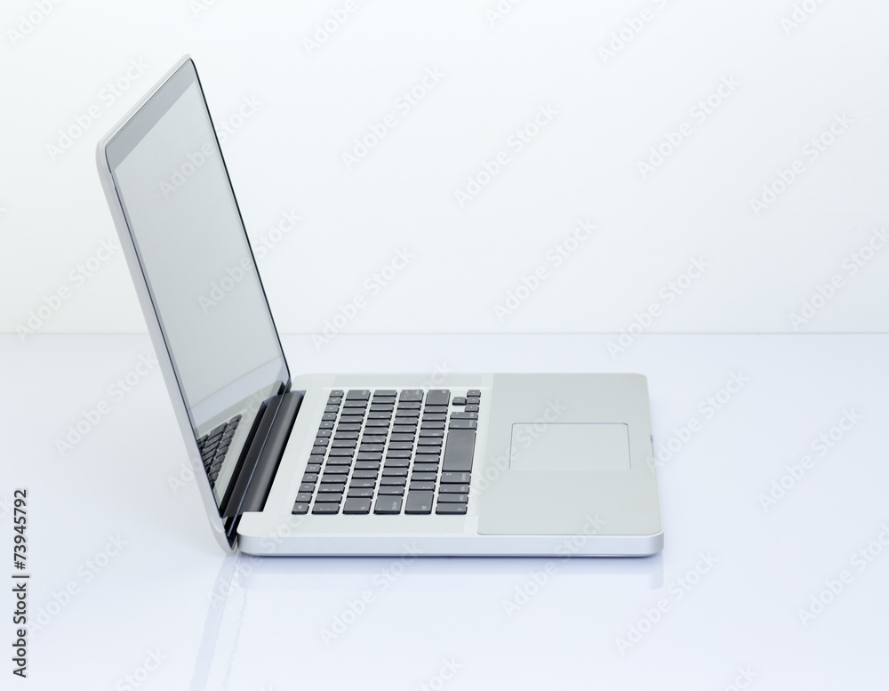 Blank screen Laptop computer