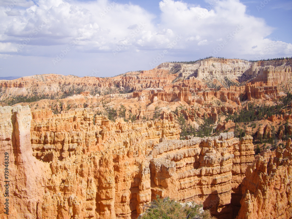 Summer Thunder clouds over Bryce Canyon