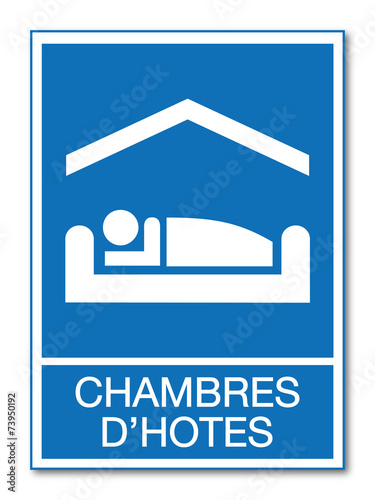 Panneau chambres d'hôtes.