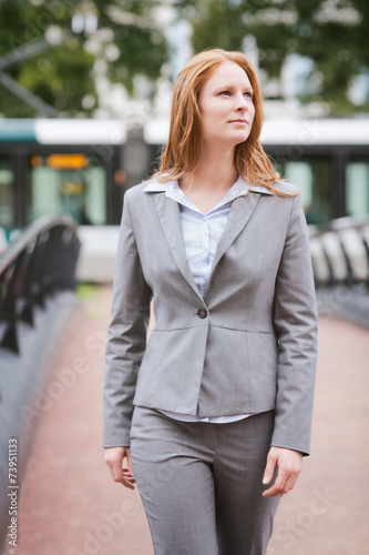 Free Download Successful Businesswoman in a City - GFXLoad
