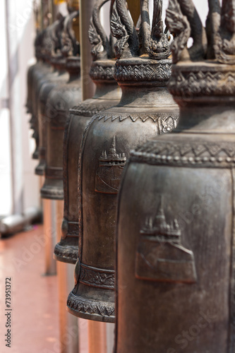 Row of Buddha bell