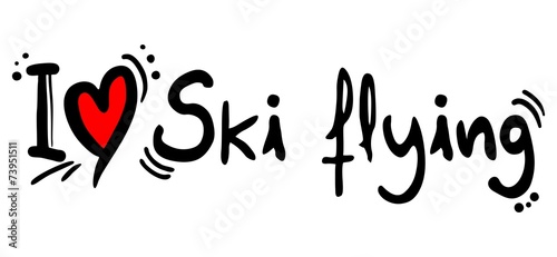 Sky flying love