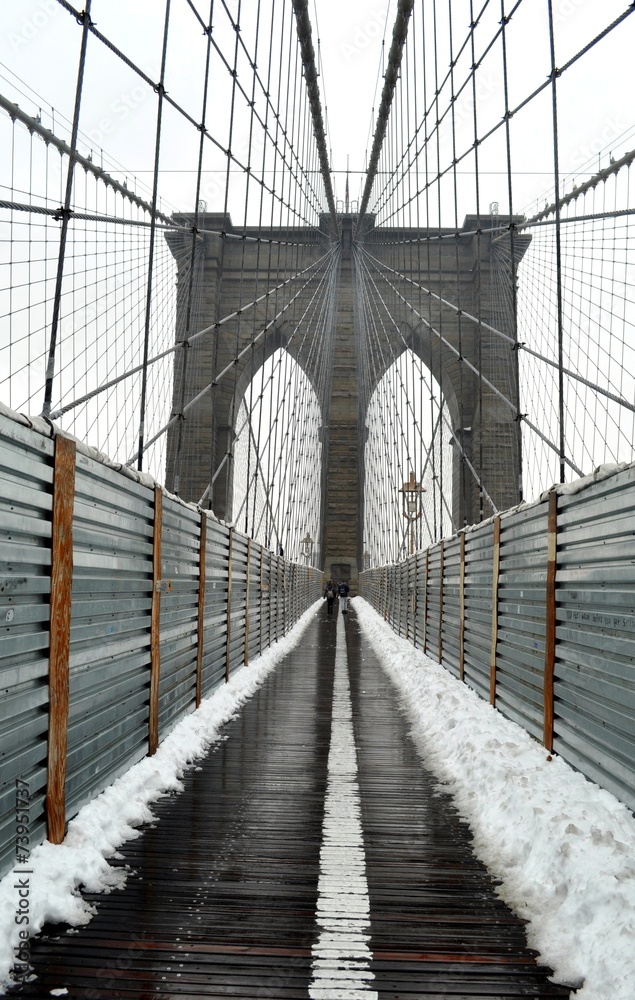 Fototapeta premium Brooklyn Bridge in New York city.