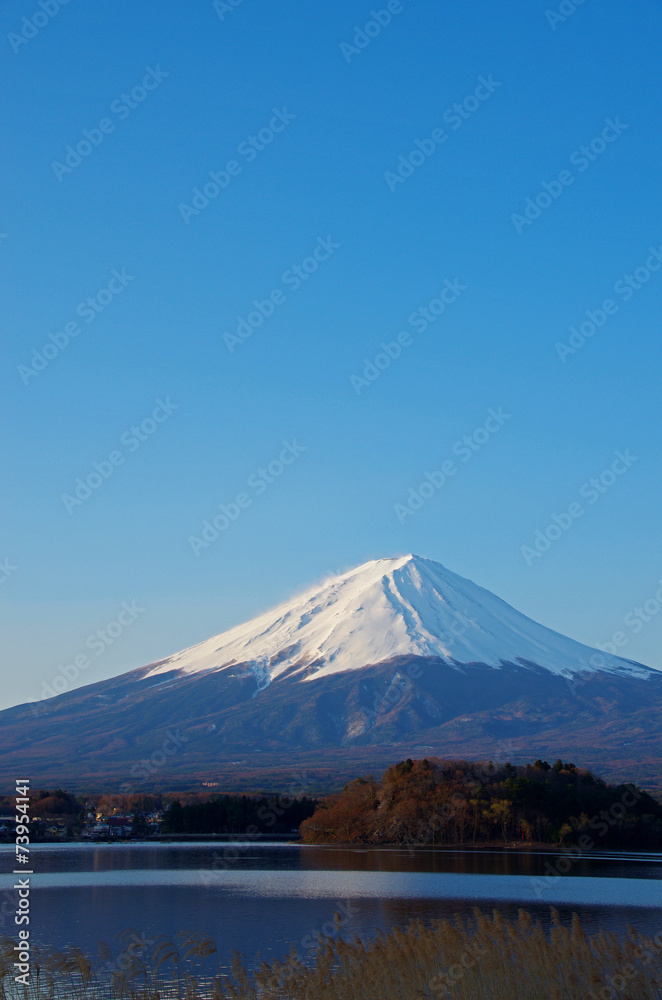 富士山と河口湖