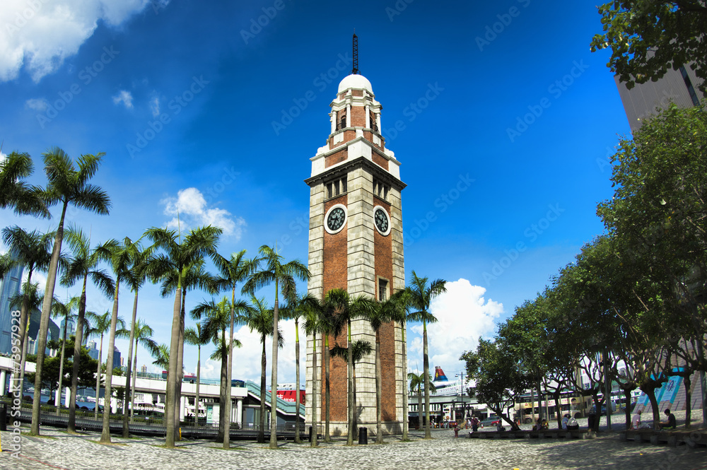 Fototapeta premium 香港の尖沙咀鐘楼