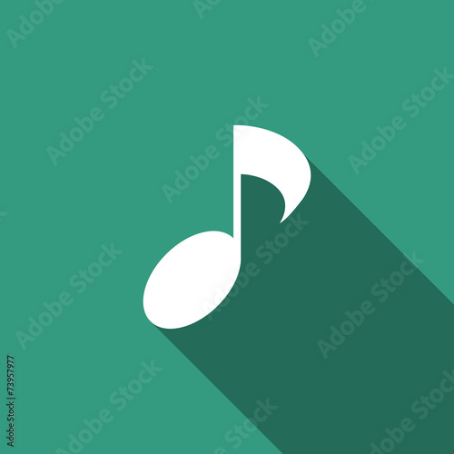 Music notes vector icon