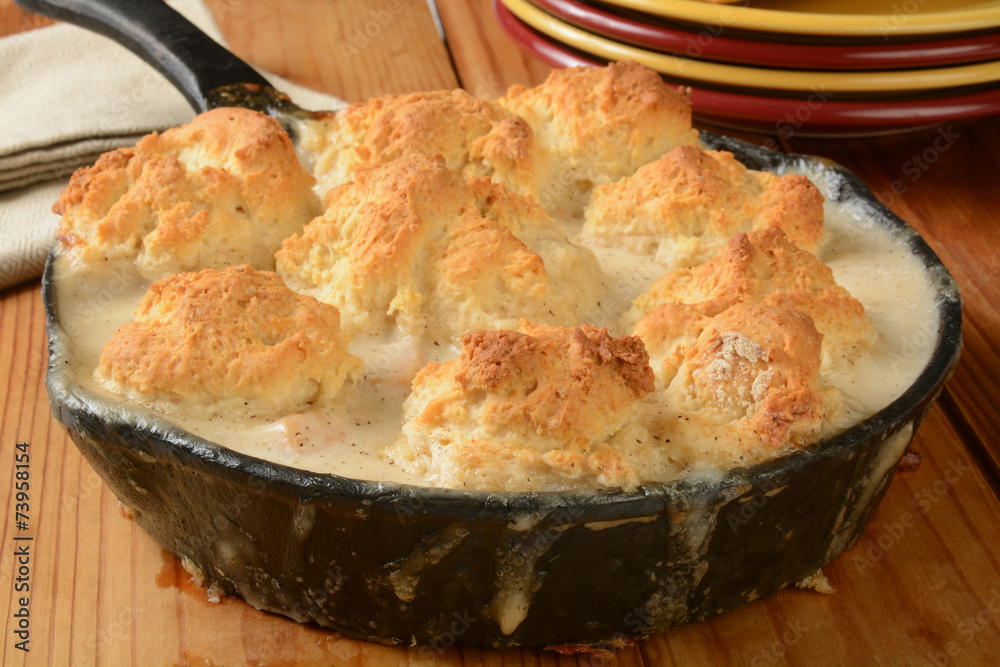 Chicken biscuit casserole Chicken biscuit casserole