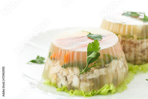 Obraz na płótnie fish in aspic