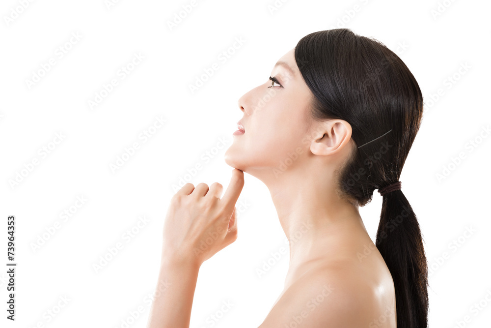 Asian beauty face Asian beauty face