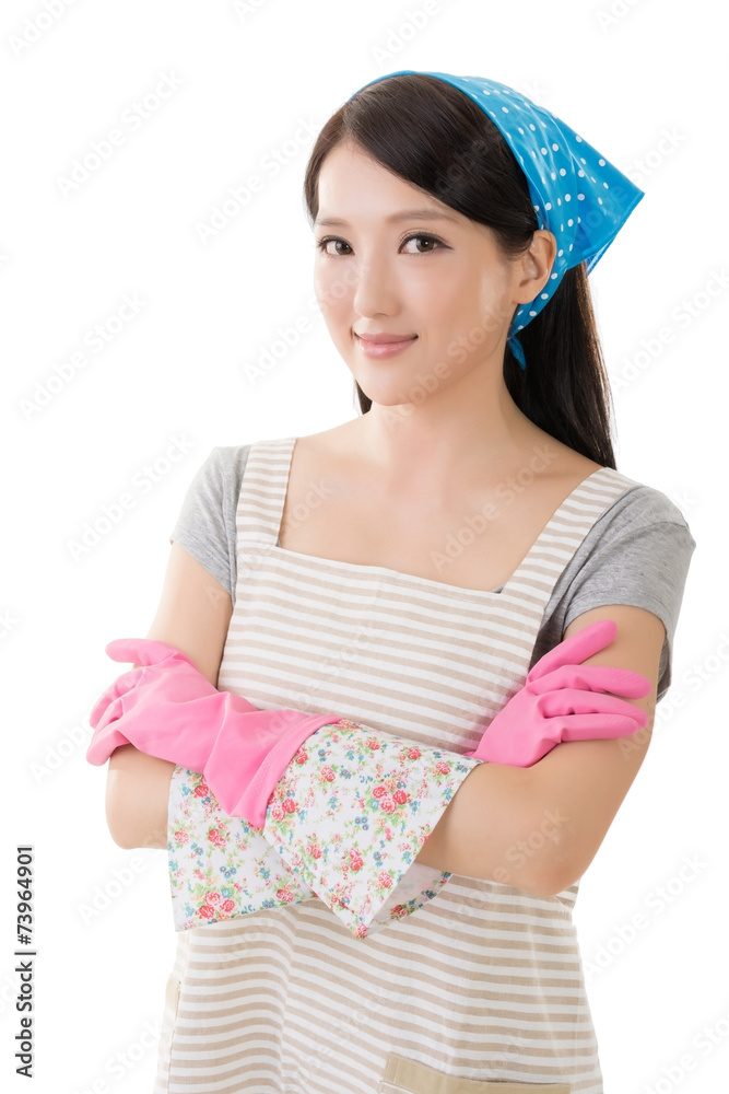 Portrait of Asian housewife