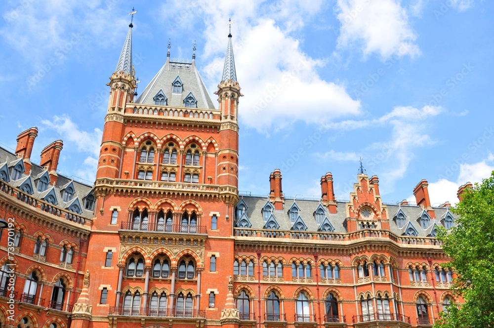 Naklejka premium St. Pancras train station in London