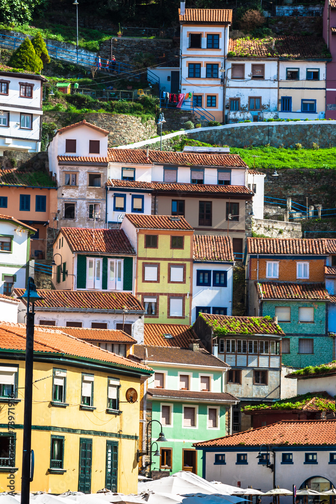 Cudillero, fishing village in Asturias (Spain)