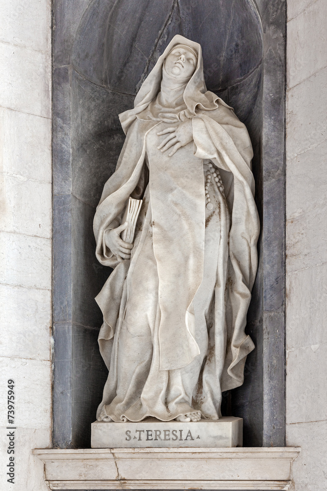 Saint Teresa of Avila. Italian Baroque sculpture