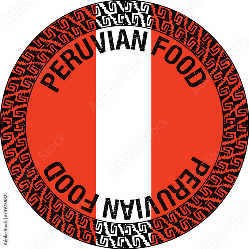 Peruvian food illustration