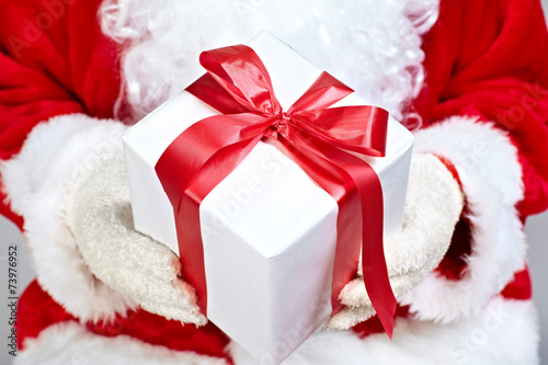 Christmas Santa Claus with gift