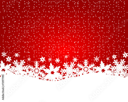 Christmas red background