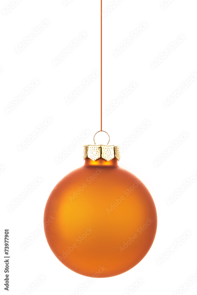 Orangene Weihnachtskugeln Orangene Weihnachtskugeln
