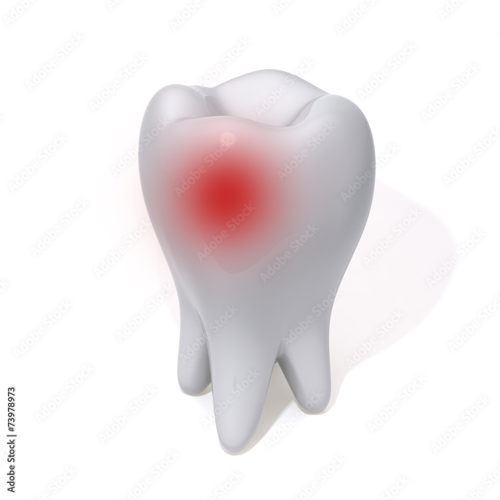 Tooth 3d illustration Tooth 3d illustration
