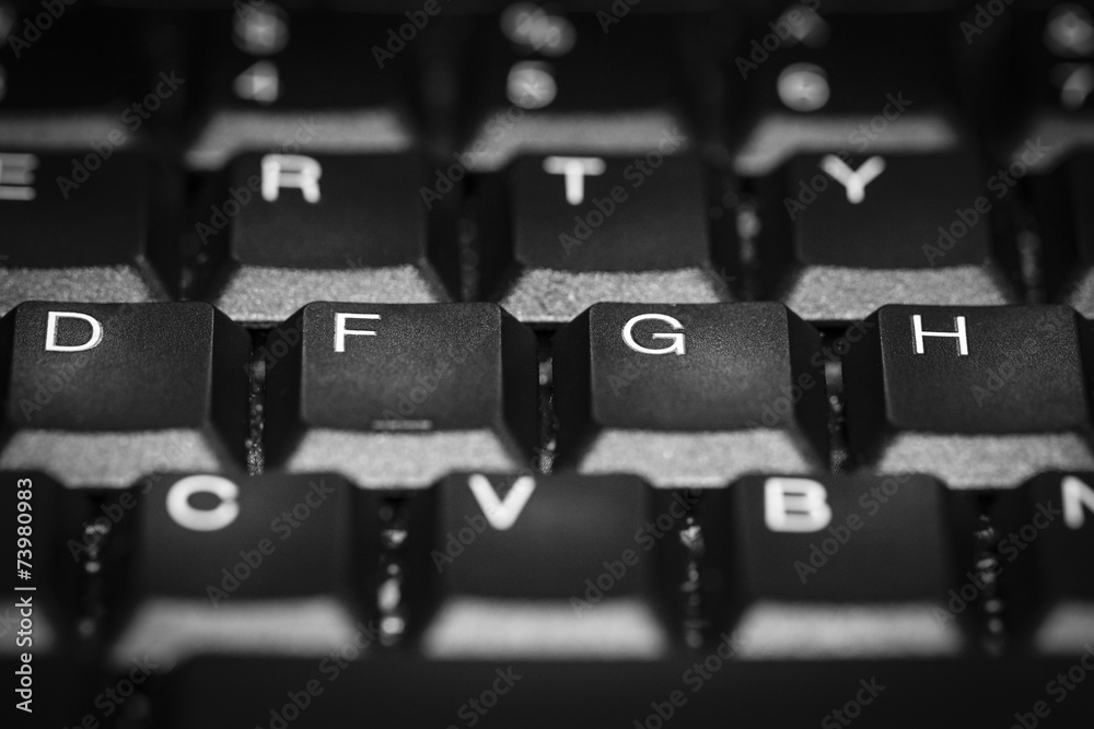 Macro Image of Keyboard Macro Image of Keyboard
