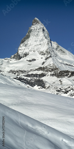 summit Matterhorn in Switzerland