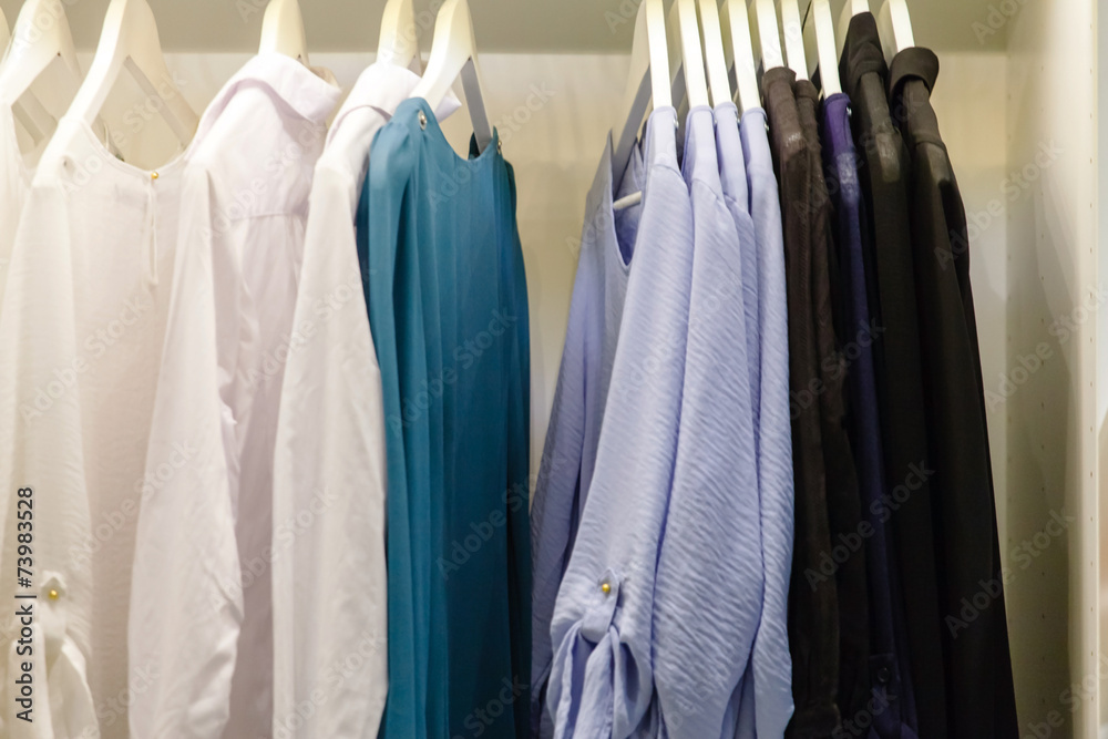 clothing on hangers clothing on hangers