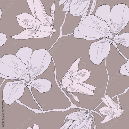 contour drawimg flower
